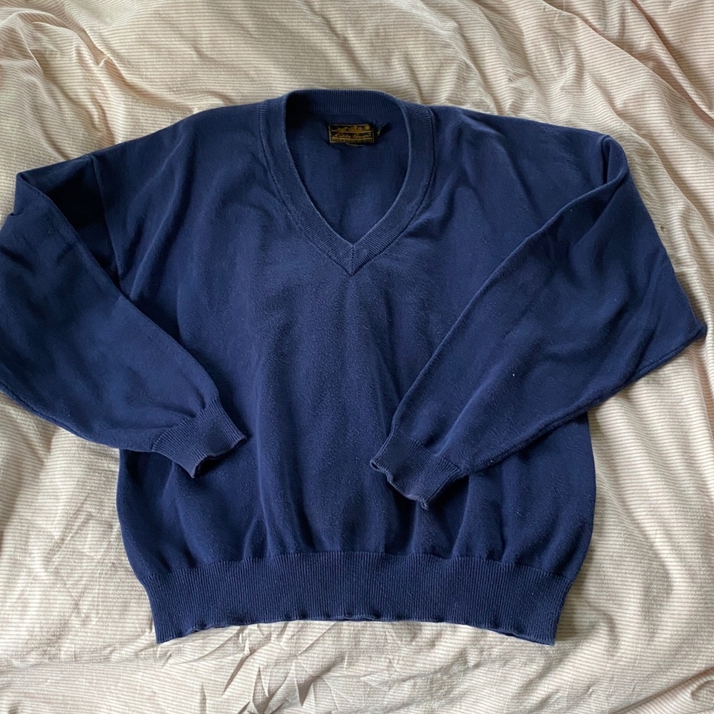 Vintage Eddie Bauer Dark Blue Sweater
